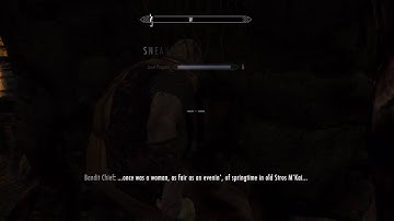 The Elder Scrolls V Skyrim: Easy Sneak level up/Skill Master Trophy