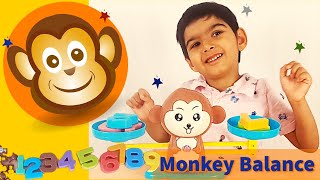 Monkey balance math game is one of my favorite STEM toys to learn math and have fun!