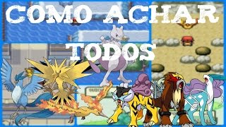 COMO PEGAR AS 3 AVES LENDÁRIAS NO FIRE RED 