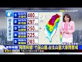 最新》「白海豚」外圍厚實雲系掃過 北台風雨有感！@newsebc