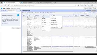 Cleaning Data using Open Refine.