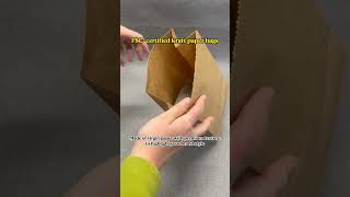 Kraft paper bags #ecofriendlypackaging #paperpackaging #fashion #paperbags