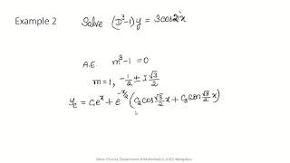 18MATDIP41 : Moduel 3 - Differential Equations Class 3