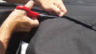 Dowco Marine - How to Alter Boat Cover to Accommodate Kicker Motor