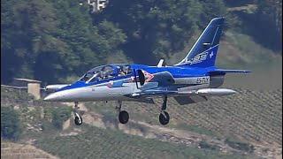 L-39 Albatros Maiden Flight.  Sion Airport Switzerland