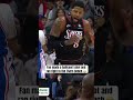 Maxey & PG ended up showing him love 😂