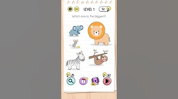 Brain Test - Level 1 - Which one is the biggest?