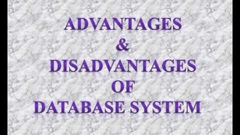 Advantages and disadvantages of database system in tamil | dbms advantages & Disadvantages in tamil