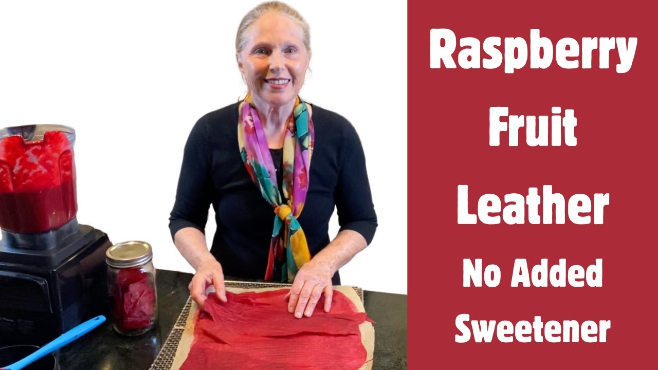 How To Make Raspberry Fruit Leather (One Ingredient)