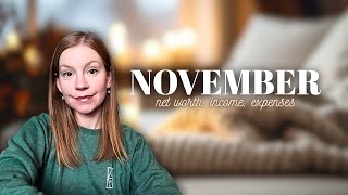 November 2025 Net Worth (accounts, income, expenses, life updates!)