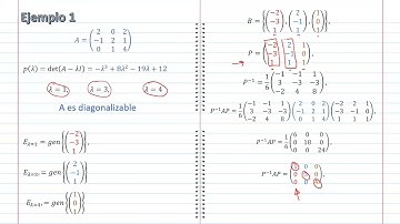 ¿Cuándo una matriz es diagonalizable?
