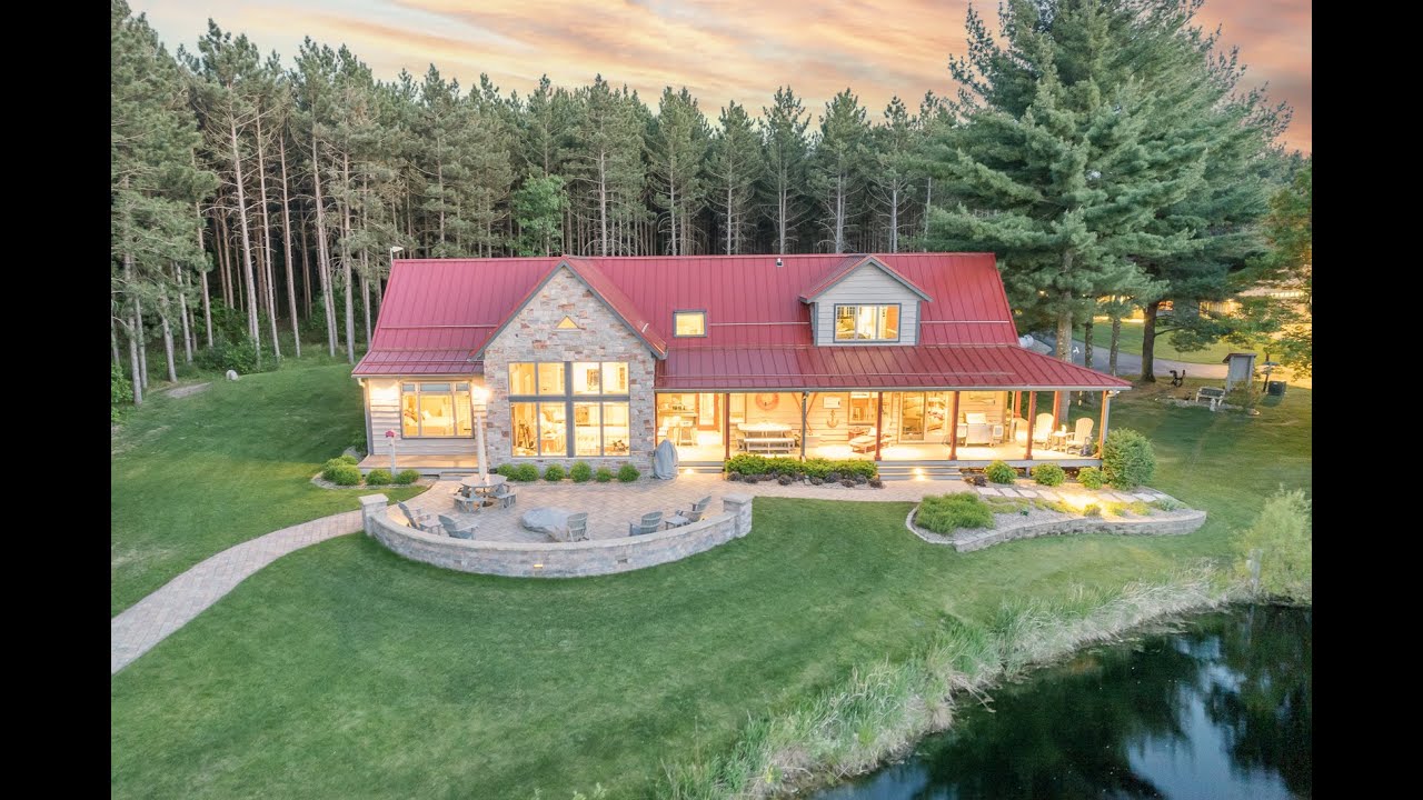 For Sale 25 Acre Estate w/2 Homes & Private Lake/Pond close to Wisconsin Dells YouTube