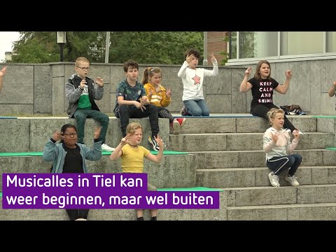 Musicalles kan buiten weer van start in Tiel: 'Je voelt je wel een beetje raar.'