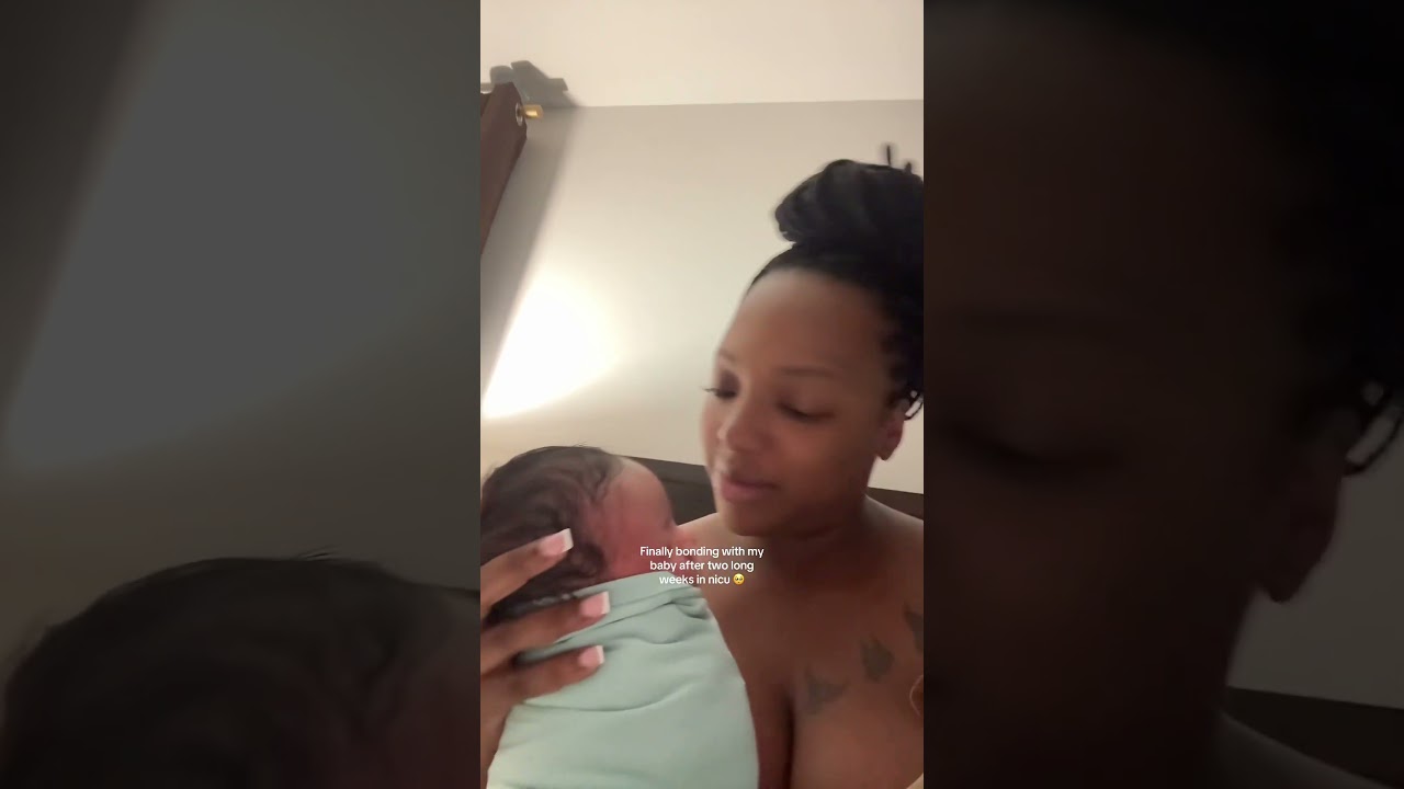 My baby. So happy we made it home healthy and safe 🏡🍼🫶🏽