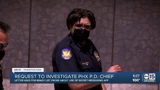 Request to investigate Phoenix PD chief