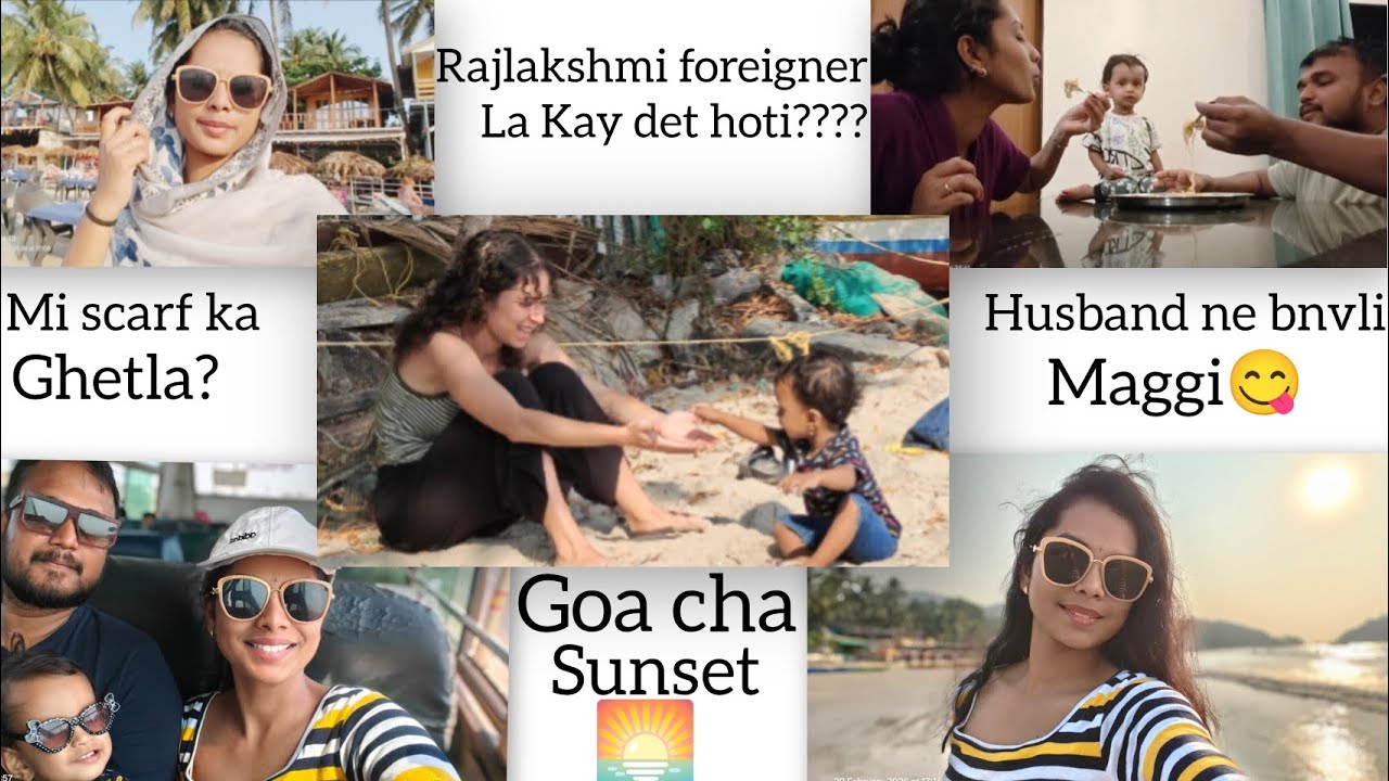 24Hours with baby in goa🏖️ |Day-2 | Palolem Beach |