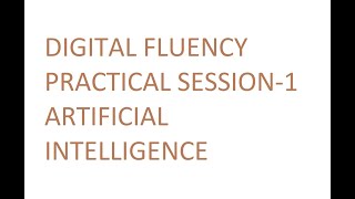 B.COM 1st SEM Digital Fluency NEP module-1 practicals