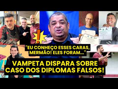 VAMPETA DESABAFA SOBRE CASO MANCUSO! "MERMÃO, OS EX-JOGADORES FORAM..." | DIPLOMAS FALSOS