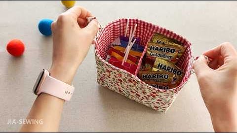 Fabric Basket🧶✨ | DIY | Quick Easy Sewing
