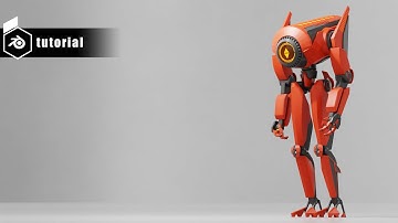 blender 3.0  combat robot modeling, rigging, animation