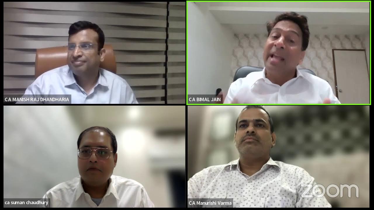 CA Nitesh More's Zoom Meeting on GST Litigation Course