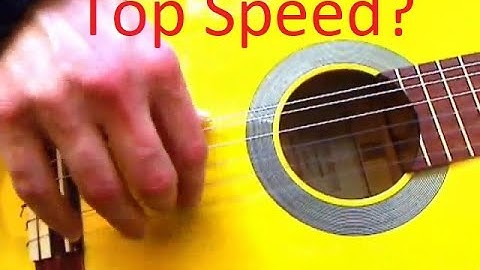 3 Finger Picado Speed Test