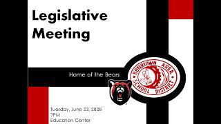 Boyertown Area School Board Meeting: 6/23/26