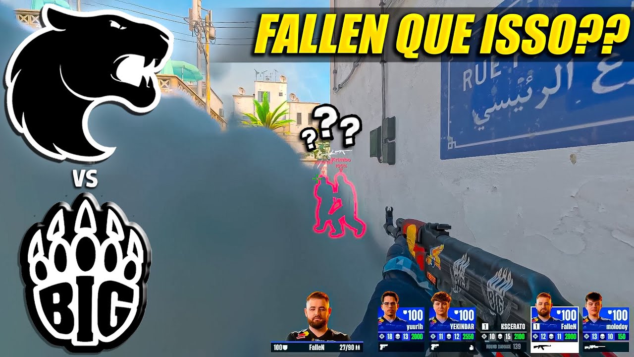 FALLEN DESTRUIU NA ESTREIA! FURIA vs BIG - BLAST BOUNTY S2 | CS 2 MELHORES MOMENTOS