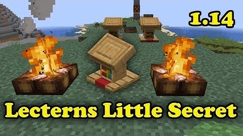 First New 1.14 Snapshot Of 2019: Lecterns, Locked Map & Campfires