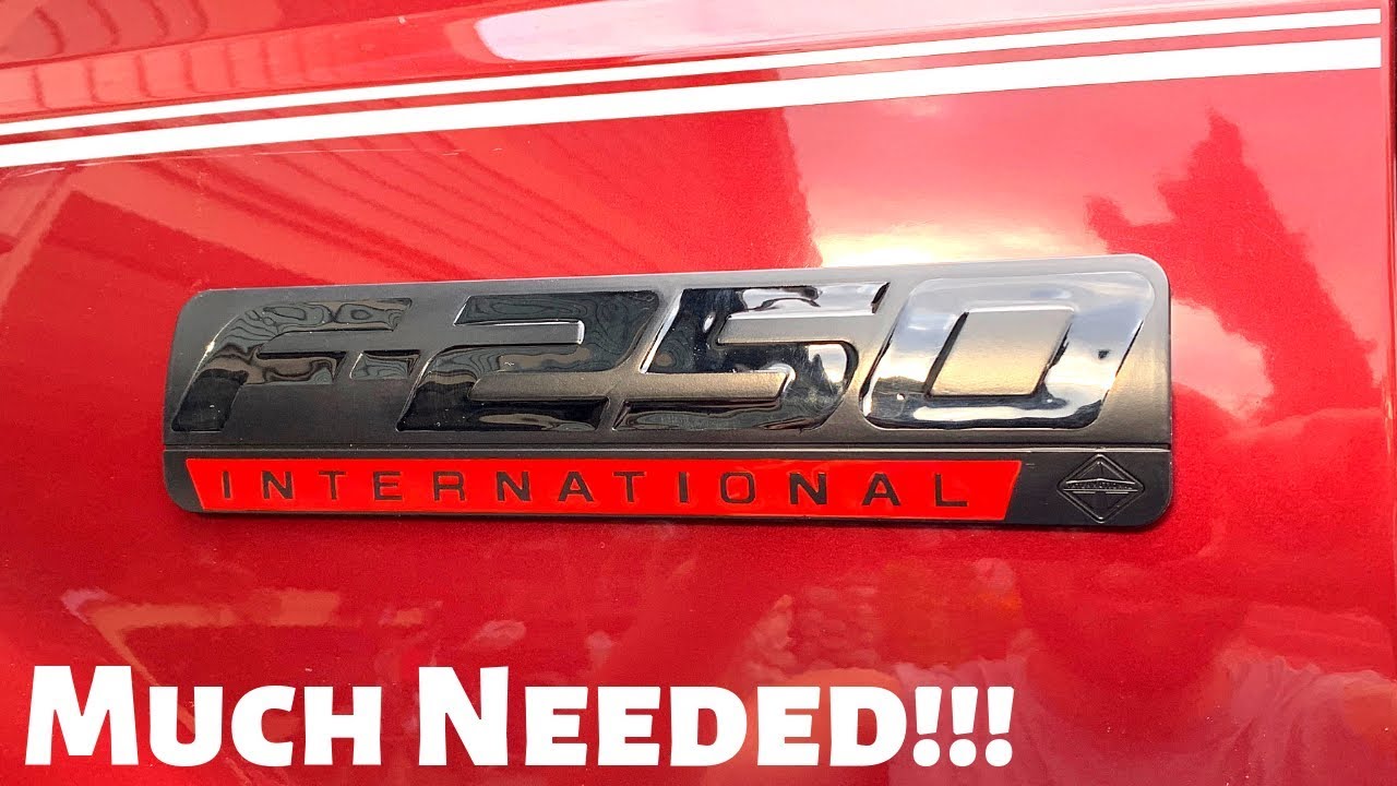 Ford 7.3 Powerstoke Gets New Emblems YouTube
