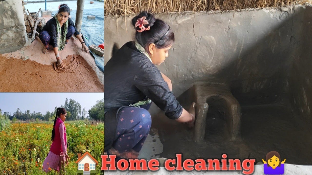   💁‍♀️आज हो गई घर की साफ सफाई और लिपाई पुताई ll😇 गाँव की सादी जिंदगी l 🌥Winter Routine vlogs.. 