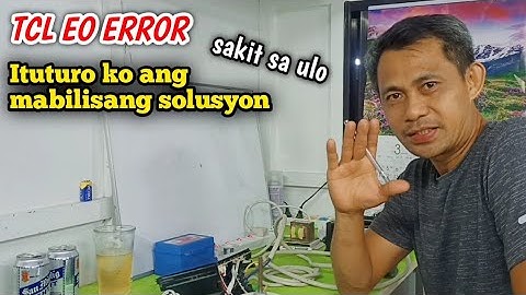 EO ERROR SOLUTION | TCL