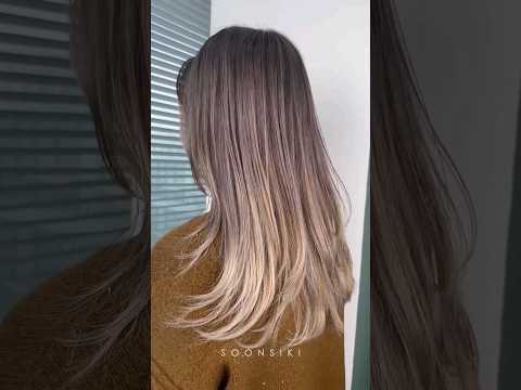 전체탈색이 부담스럽다면 발레아쥬가 정답