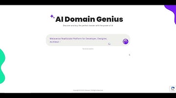 AI Domain Generator Boost Your SEO with AI Powered Domain Names