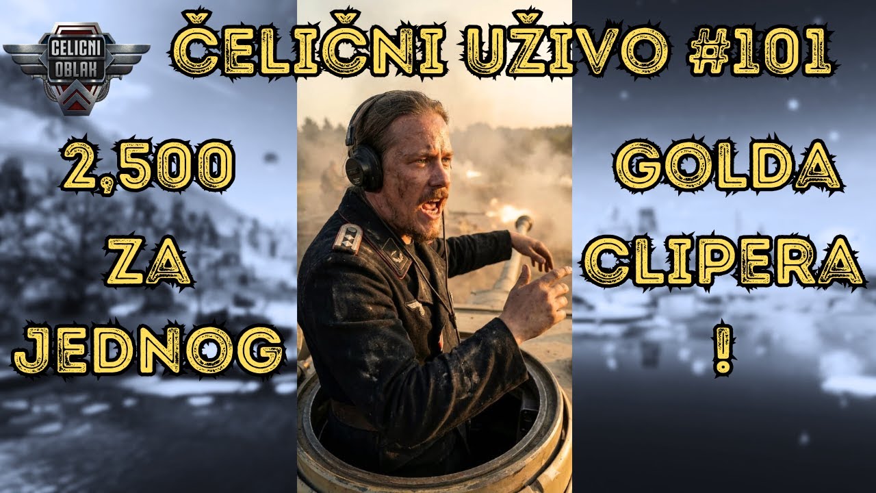 Čelični - uživo #101_1 I Izvlačimo sretnog dobitnika za ovaj mjesec I World of Tanks