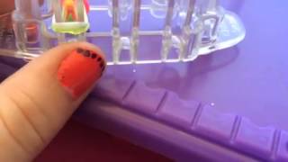 fish tail with a border on monster tail loom