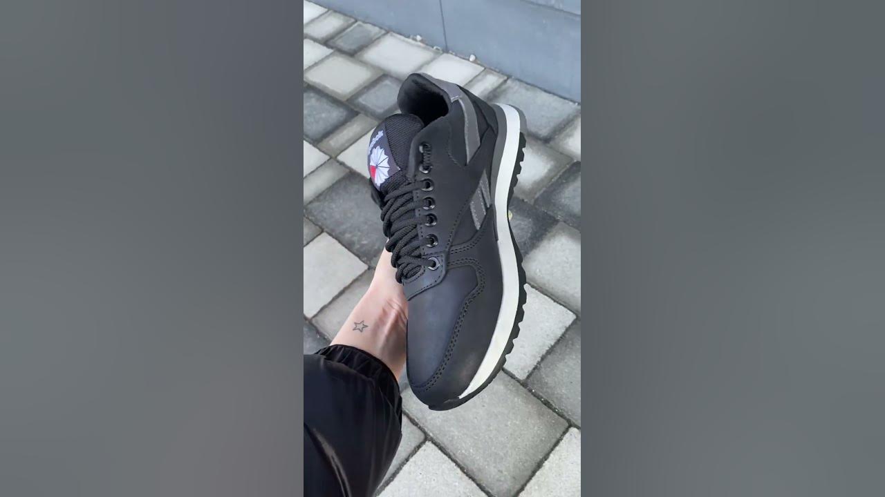 Мужские повседневные кожаные кроссовки Reebok (Рибок), мужские ...