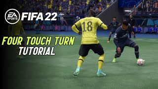 FIFA 22 NEW SKILLS TUTORIAL | FOUR TOUCH TURN | PLAYSTATION & XBOX