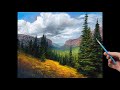 Pristine Mountain Canyon | How To Paint a Landscape, Cloud Techniques