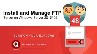 48-Install and Manage FTP Server on Windows Server 2016#02