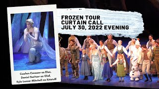 Frozen Tour 4K Curtain Call 73022 Caelan Elsa, Daniel Olaf, Kyle Kristoff