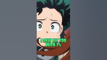 Thumbnail of Deku Hits Ochako with 1% Full Cowling | My Hero Academia: Joint Training ABRIDGED