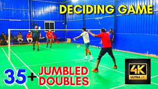 35+ BADMINTON JUMBLED DOUBLES - SEMIFINALS 🔥| NFBA OPEN STATE LEVEL BADMINTON TOURNAMENT 2024