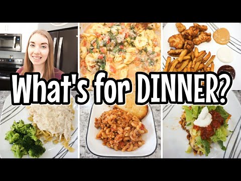 WHAT'S FOR DINNER? // EASY DINNER IDEAS // SIMPLE DINNER RECIPES - YouTube