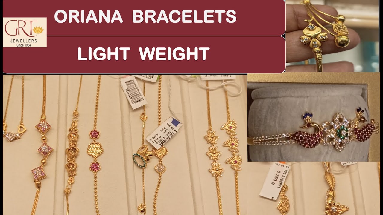 Light Weight Bracelet Designs - South India Jewels