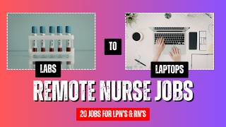 Entry Level to Management REMOTE🛜 LPN & RN Jobs