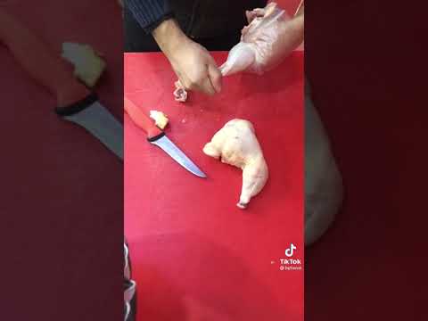 طريقة نزع العظام من فخض الدجاج