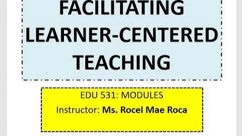 Learner Centered Psychological Principles