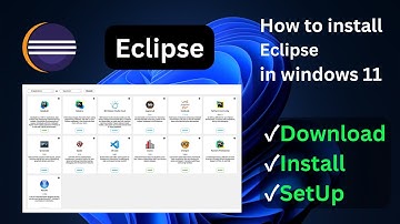 How to install Eclipse IDE 2023-03 on Windows 10/11 with JDK [ 2023 Update ] Eclipse - Latest JAVA