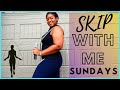 SKIP WITH ME SUNDAYS #1│ JUMP ROPE WEIGHT LOSS WORKOUT │ 1000 SKIPS